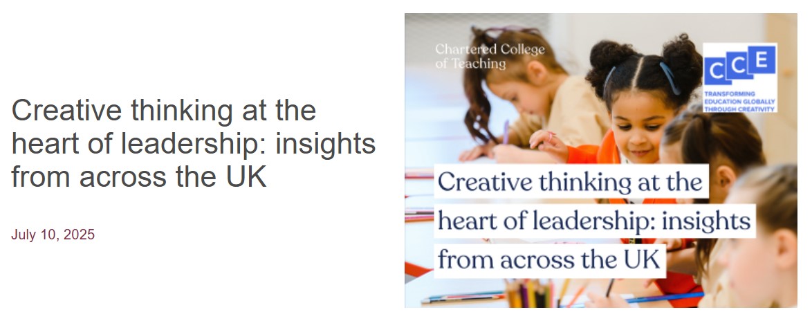 Image of school children and title of blog